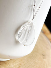 Load image into Gallery viewer, Curved Crystal Quartz Necklace