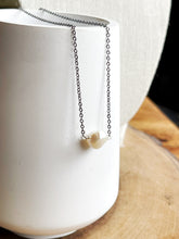 Load image into Gallery viewer, Pearl Gunmetal Necklace