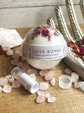 Load image into Gallery viewer, Love Bombs - Bath Bombs with a Special Note & Gemstone