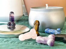 Load image into Gallery viewer, Penis Gemstone Stash Jar - Organic Soy Wax Candle