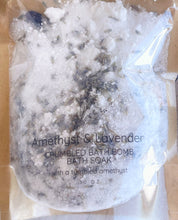 Load image into Gallery viewer, Amethyst & Lavender Crumbled Bath Bomb Bath Soak