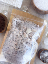 Load image into Gallery viewer, Crystal Quartz & Coffee Crumbled Bath Bomb Bath Soak