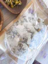 Load image into Gallery viewer, Amethyst & Chamomile with Melatonin Crumbled Bath Bomb Bath Soak