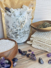 Load image into Gallery viewer, Amethyst & Lavender Crumbled Bath Bomb Bath Soak