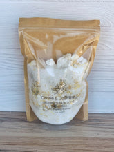 Load image into Gallery viewer, Citrine & Jasmine Crumbled Bath Bomb Bath Soak