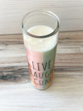 Load image into Gallery viewer, Live Laugh Cum Prayer Candle