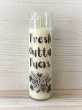 Load image into Gallery viewer, Fresh Outta Fucks Prayer Candle