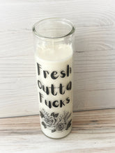 Load image into Gallery viewer, Fresh Outta Fucks Prayer Candle
