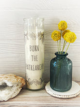 Load image into Gallery viewer, Burn the Patriarchy Prayer Candle