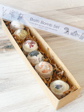Load image into Gallery viewer, Mini Bath Bomb Set | Set of Six | Flowers + Salts