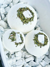 Load image into Gallery viewer, Howlite Bath Bombs with Cannabis Sativa Hemp Seed Oil
