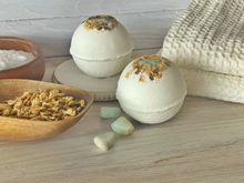 Load image into Gallery viewer, Aquamarine & Sophora Bath Bomb