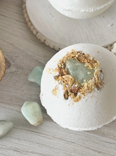 Load image into Gallery viewer, Aquamarine & Sophora Bath Bomb