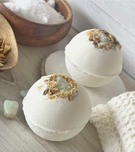 Load image into Gallery viewer, Aquamarine & Sophora Bath Bomb