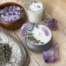 Load image into Gallery viewer, Amethyst & Lavender Candle and Stash Jar