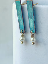 Load image into Gallery viewer, My Face Looks Tired Because I AM Tired But Thank You For Constantly Pointing This Out To Me Earrings - Verdigris