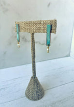 Load image into Gallery viewer, My Face Looks Tired Because I AM Tired But Thank You For Constantly Pointing This Out To Me Earrings - Verdigris