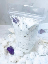 Load image into Gallery viewer, Amethyst &amp; Lavender Crumbled Bath Bomb Bath Soak
