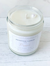 Load image into Gallery viewer, June Birthstone Organic Soy Wax Candle with Natural Freshwater Pearl