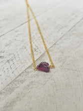 Load image into Gallery viewer, Birthstone Necklace - January - Garnet