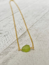 Load image into Gallery viewer, Birthstone Necklace - August - Peridot