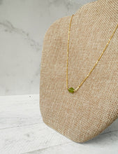Load image into Gallery viewer, Birthstone Necklace - August - Peridot