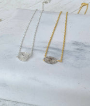 Load image into Gallery viewer, Birthstone Necklace - April - Herkimer Diamond