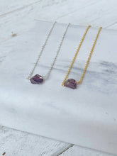 Load image into Gallery viewer, Birthstone Necklace - January - Garnet