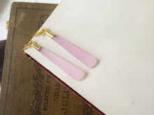 Load image into Gallery viewer, I'm Not Sorry My Sexual Appetite Turns You Off Rose Quartz Earrings