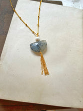 Load image into Gallery viewer, Don't Let The Haters Scare You Into Inaction Labradorite Necklace