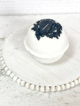 Load image into Gallery viewer, Obsidian &amp; Black Lava Salt Bath Bomb
