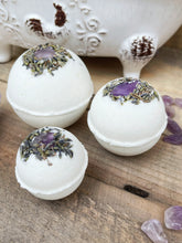 Load image into Gallery viewer, Amethyst & Lavender Bath Bomb