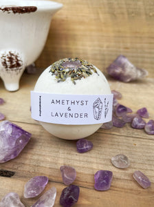 Amethyst & Lavender Bath Bomb