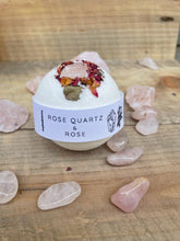 Load image into Gallery viewer, Rose Quartz & Rose Bath Bombs