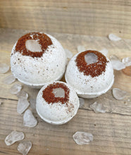 Load image into Gallery viewer, Crystal Quartz & Coffee Bath Bombs