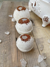 Load image into Gallery viewer, Crystal Quartz & Coffee Bath Bombs