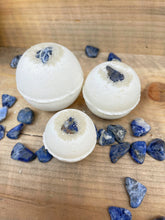 Load image into Gallery viewer, Sodalite & Sel Gris Bath Bomb