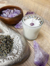 Load image into Gallery viewer, Amethyst & Lavender Votive Candle