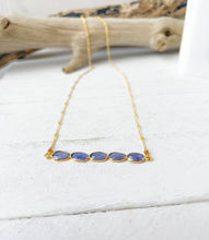 Load image into Gallery viewer, Tanzanite Gemstone Necklace