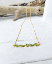 Load image into Gallery viewer, Peridot Gemstone Necklace