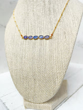 Load image into Gallery viewer, Tanzanite Gemstone Necklace
