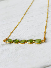Load image into Gallery viewer, Peridot Gemstone Necklace