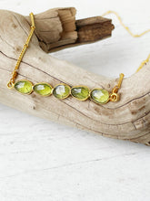 Load image into Gallery viewer, Peridot Gemstone Necklace