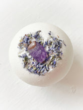Load image into Gallery viewer, Amethyst & Lavender Bath Bomb