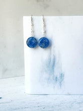 Load image into Gallery viewer, Sodalite & Pearl Earrings