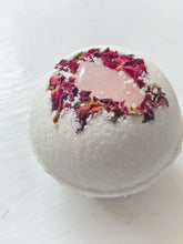 Load image into Gallery viewer, Rose Quartz & Rose Bath Bombs