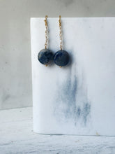 Load image into Gallery viewer, Sodalite & Pearl Earrings