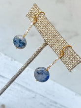 Load image into Gallery viewer, Sodalite & Pearl Earrings