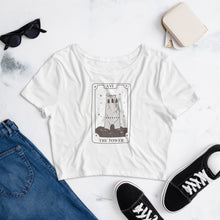 Load image into Gallery viewer, The Tower Tarot Card Crop Tee

