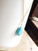 Load image into Gallery viewer, Turquoise Teardrop Necklace
